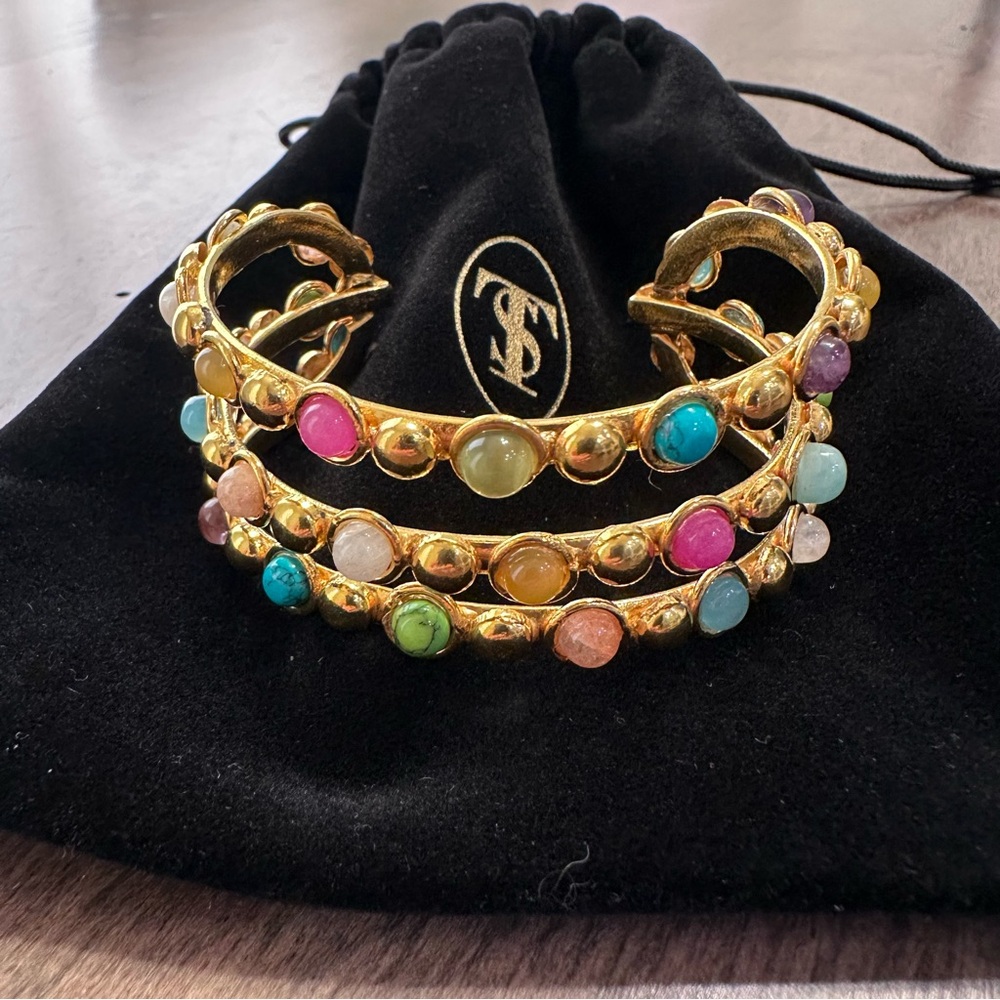 Sylvia Toledano Multicolor Talitha Cuff Bracelet